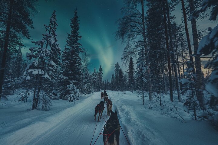4hr Dog Sledding Tour under the Northern Lights — Adventure things to do in Alta