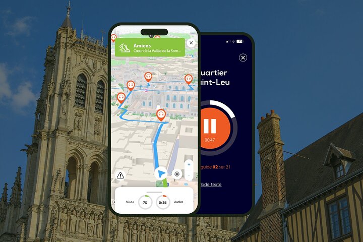 Amiens Audio Guided Walking Tour 3h15 and 27 Audio Comments, Amiens