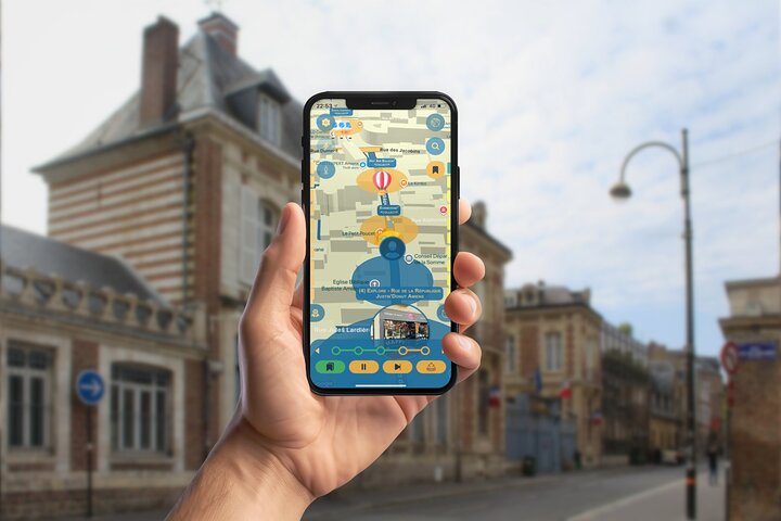 Amiens World of Jules Verne GPS App Walking Tour Mobile Game, Amiens