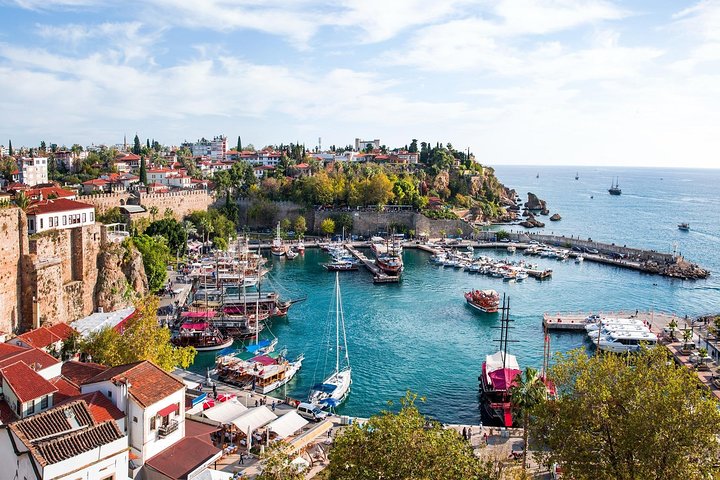 Antalya City Tour w/Boat Trip, Old Town & Waterfall From Belek, Belek