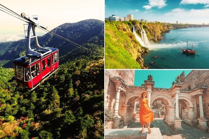 Belek /Antalya : City Tour w/ Waterfalls & Boat Trip & Cable Car, Belek