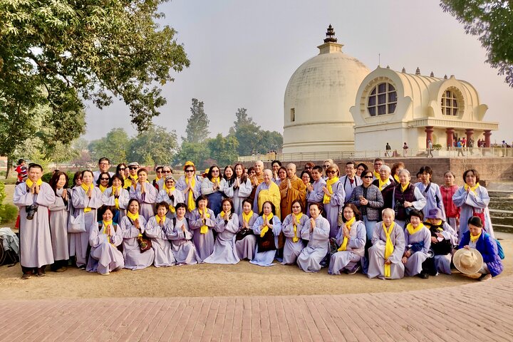 Spiritual journey along the Buddha Trail from Bodhgaya to Lumbini, Bodh Gaya