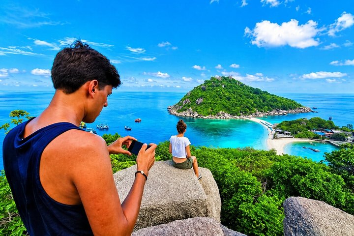 Koh Tao & Koh Nang Yuan Snorkeling Tour by Speed Boat from Samui, Bophut