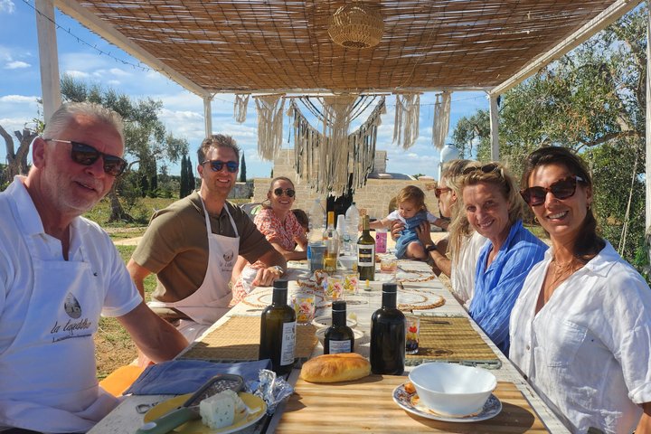 Pasta course in the farm with dinner and olive oil tasting, Brindisi