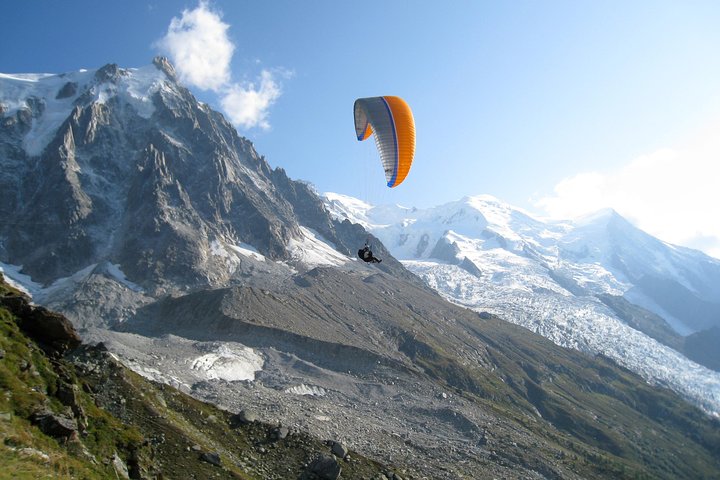 paragliding discovery flight, Chamonix