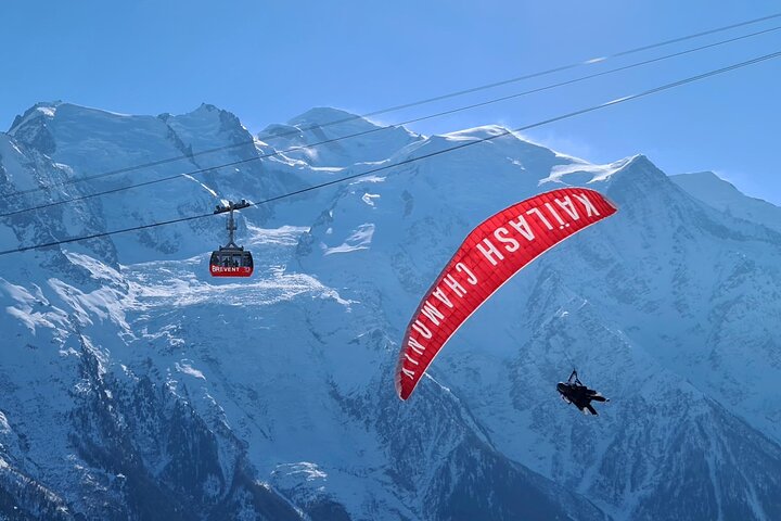 Two-seater paragliding flight in Chamonix, Chamonix