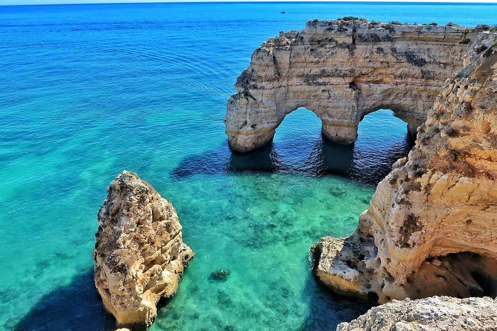 From Faro: Visit Benagil Cave, Marinha Beach, Algar Seco & More — Adventure things to do in Faro