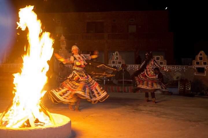 Cultural show and dinner in the Thar Desert, Jaisalmer