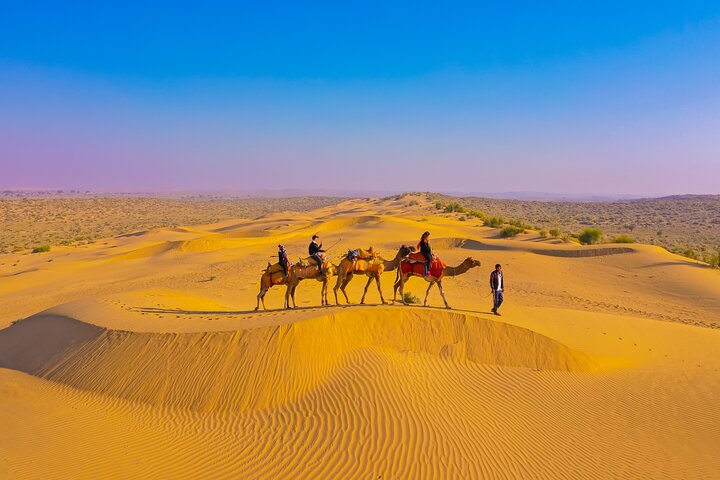 Overnight camel safari in the Thar Desert, Jaisalmer