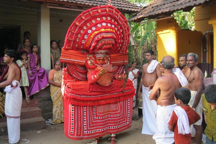 Theyyam ritual dance performance in Kannur, Kannur