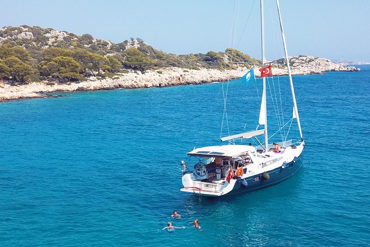 Sailing Day Tour with skipper and private chef in Kas Islands, Kas