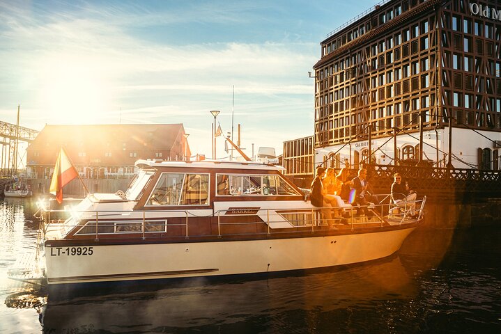 Klaipeda Classy Yacht Tour of the Curonian Lagoon and Port Area, Klaipeda