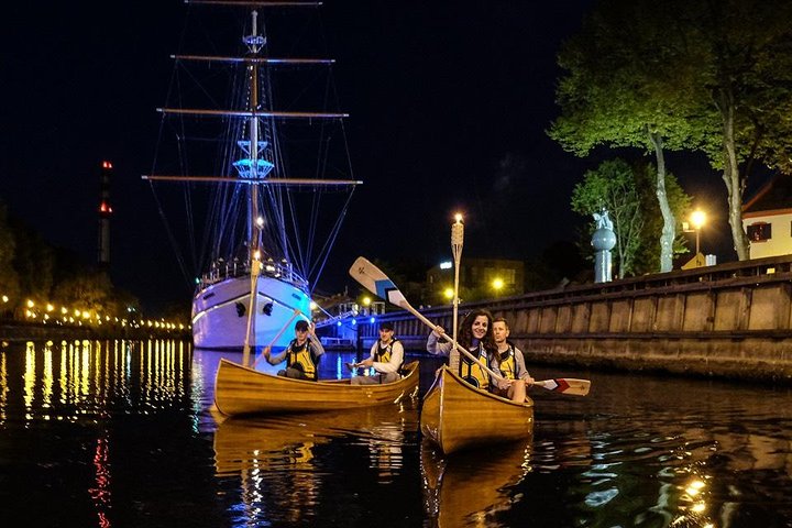 Night Canoe City Tour in Klaipeda — Nightlife & evening things to do in Klaipeda