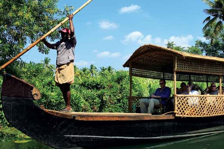 Backwater village eco boat cruise with lunch from Fort Cochin