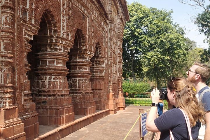 Day trip from Kolkata to Bishnupur for terracotta temples and silk weaving, Kolkata