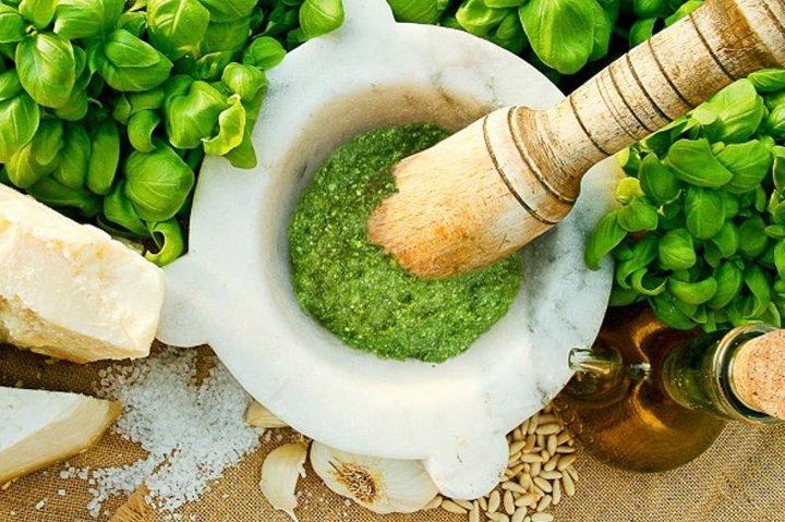 Cinque Terre Pesto Making Class, Boat Tour and Lunch — Food & drink things to do in Manarola