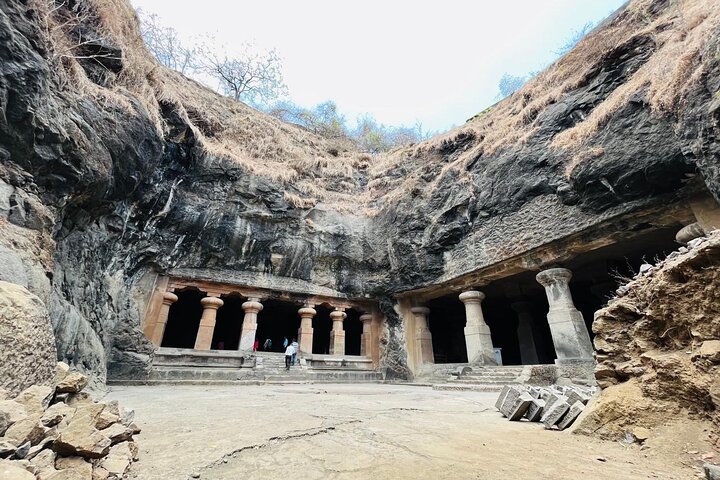 Guided tour of Elephanta Caves with ferry ride