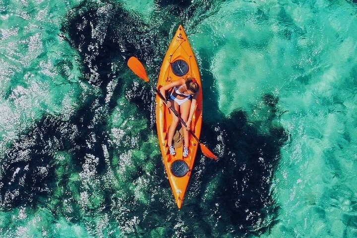 Kayak tour with aperitif and dolphins — Day trips things to do in Olbia