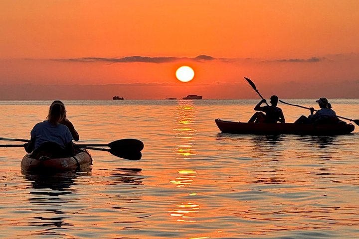 Sunrise Kayak Tour with Snorkeling and Coffee Experience, Olbia