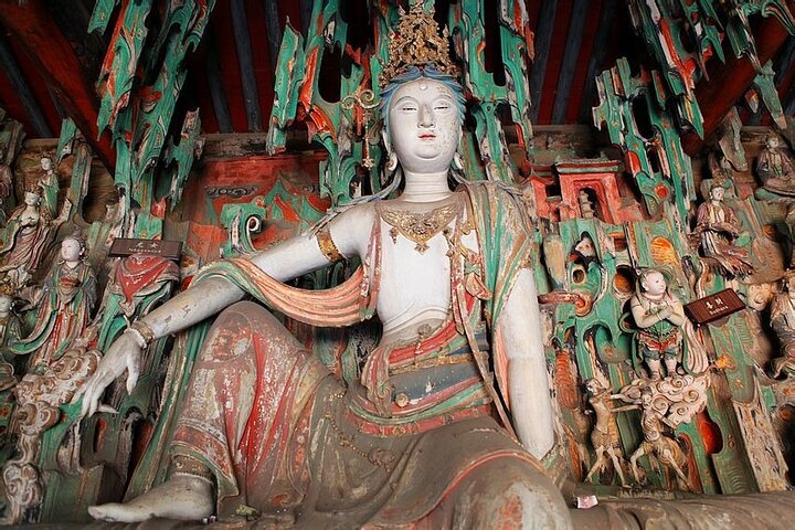 Day tour to Wang Family Compound shuanglin temple &zhangbi castle, Pingyao