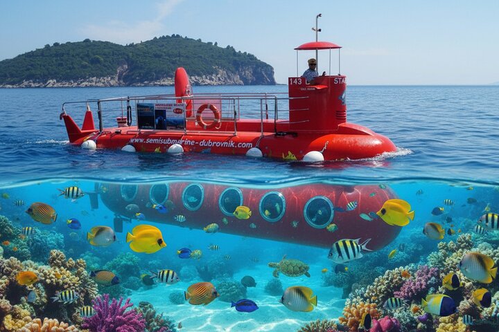 Havelock Island two-day tour with semi-submarine and Radhanagar Beach, Port Blair