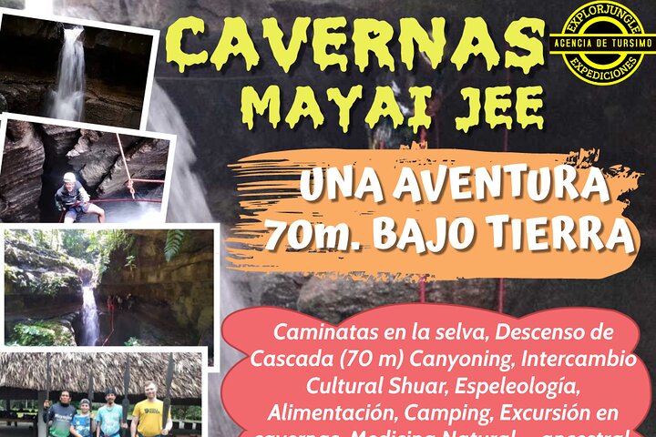 Canyoning 70m. | Hiking | Cavern Exploration | Caving | puyo — Adventure things to do in Puyo