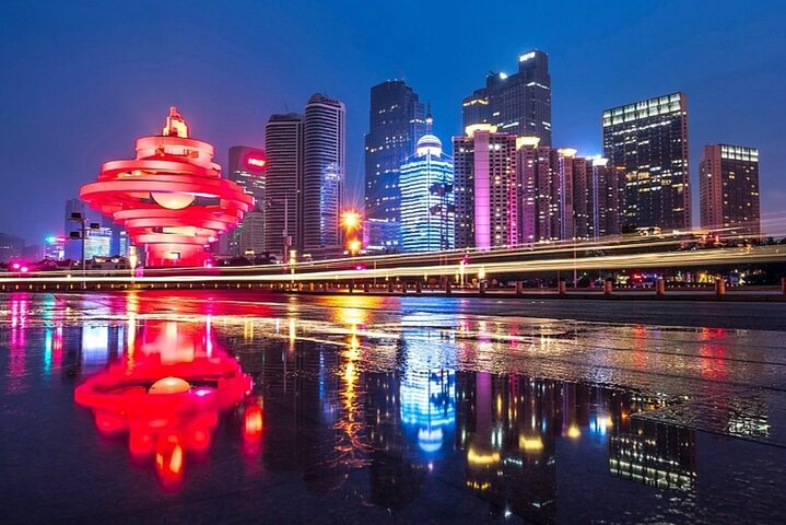 Qingdao After Dark: 4-Hour Illumination Tour with Options, Qingdao
