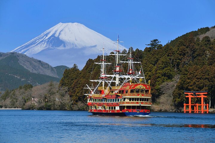 Mt. Fuji & Hakone Bus Tour Bullet Train Return & 28-Hotel Pick-up — Water & beach things to do in Ginza