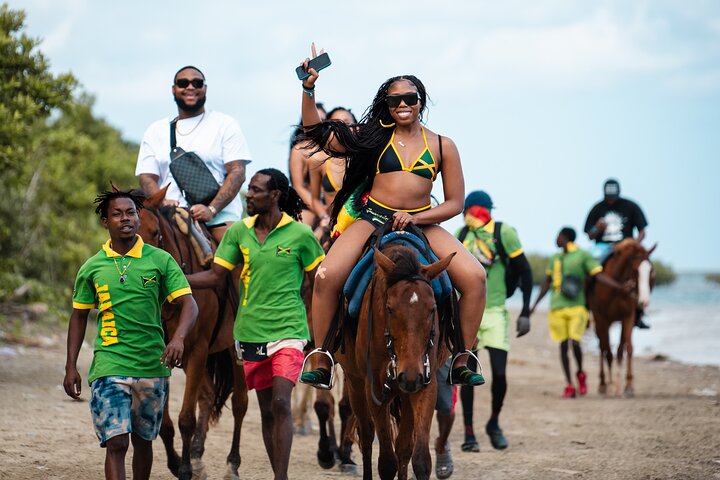 Dunn's River Falls & Horseback Riding Adventure from ocho rios, Runaway Bay