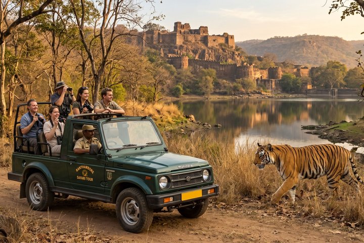 Private jeep safari in Ranthambore National Park, Sawai Madhopur