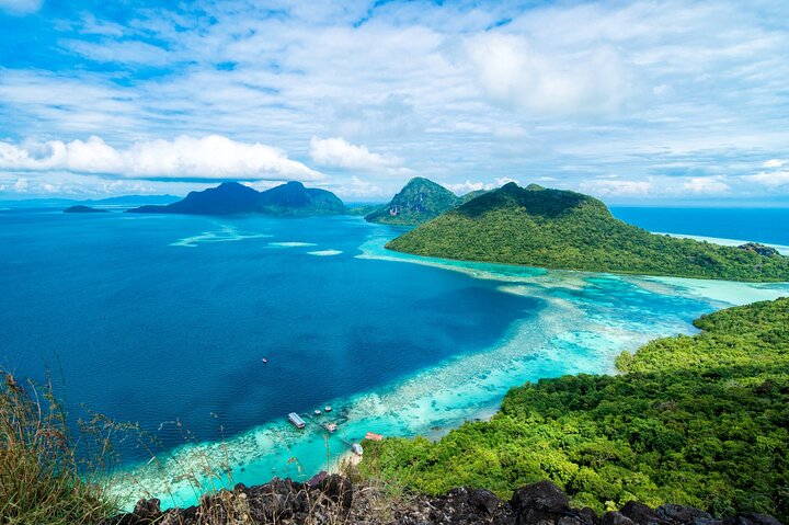 Semporna Bohey Dulang Hike and Snorkeling at Mantabuan and Sibuan, Semporna