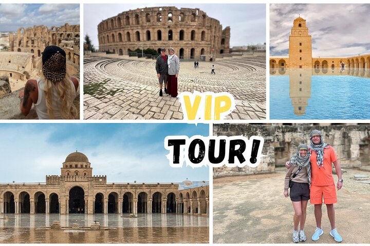 Ultimate Fun Tour : El Jem, Kairouan, Monastir (Pick Up Included) — Cultural & heritage things to do in Sousse
