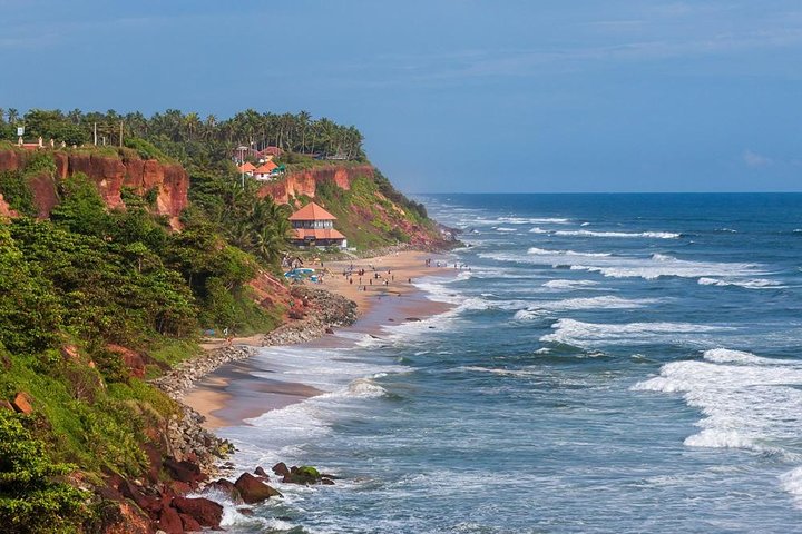 Varkala beach day trip from Trivandrum or Kovalam, Trivandrum