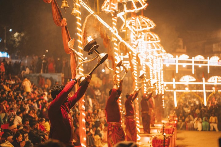 Evening city tour of Varanasi with Ganga Aarti and boat ride, Varanasi