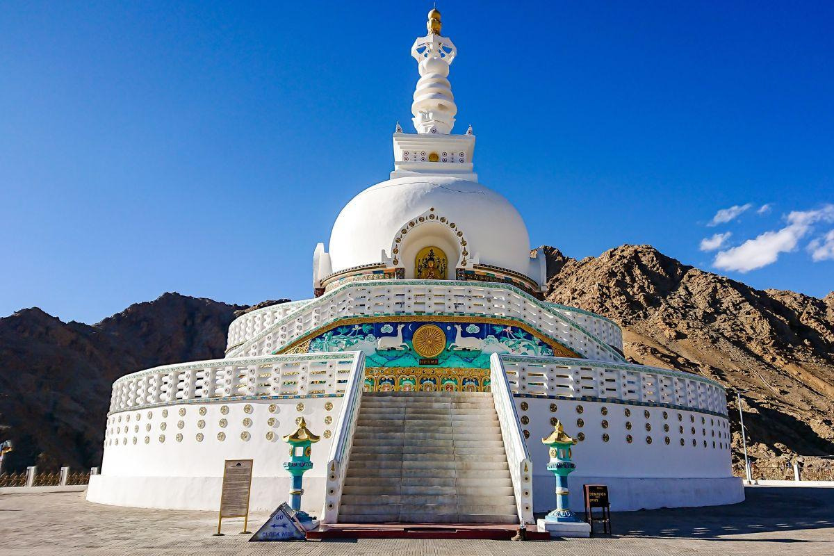 Shanti Stupa — places to visit in Leh